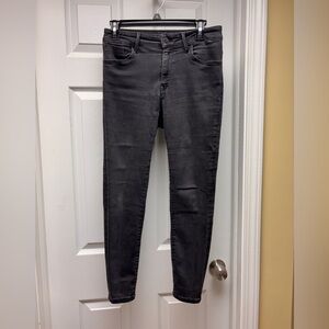 Mavi Jeans Tess Petite High Rise Skinny Jeans - Washed Black 28P